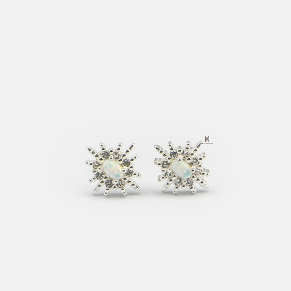 SNEEBER STUDSUN DOT GEM OPAL OVAL