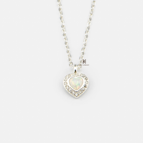 SNEEBER TINY GEM OPAL HEART