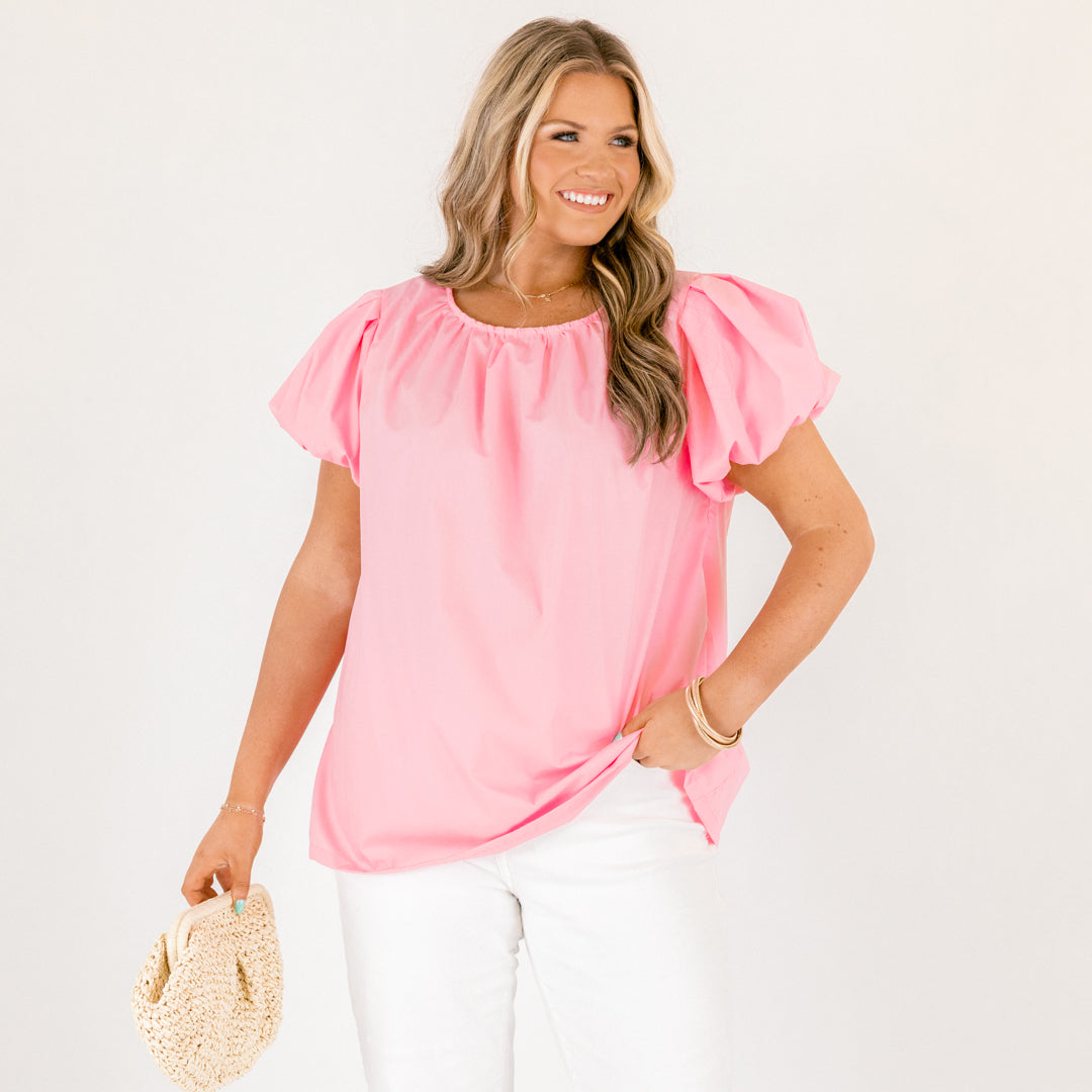 Soft As A Dandelion Top, Pink 7 Soft As A Dandelion Top, Pink - Image 7