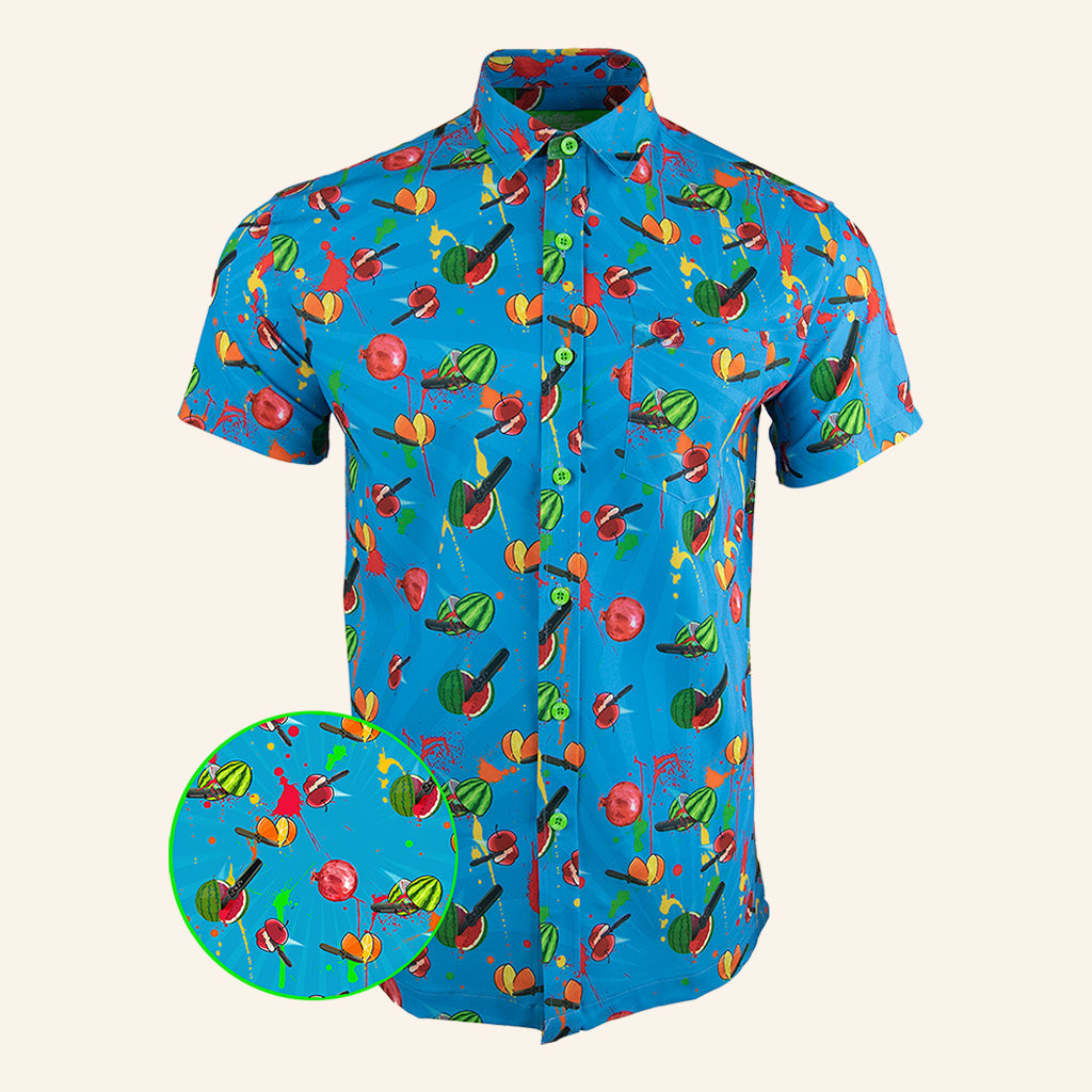 SOG x Retro Collab Button Down Shirt Tactical Shirt Hawaii Style Gift Ideas For Friends