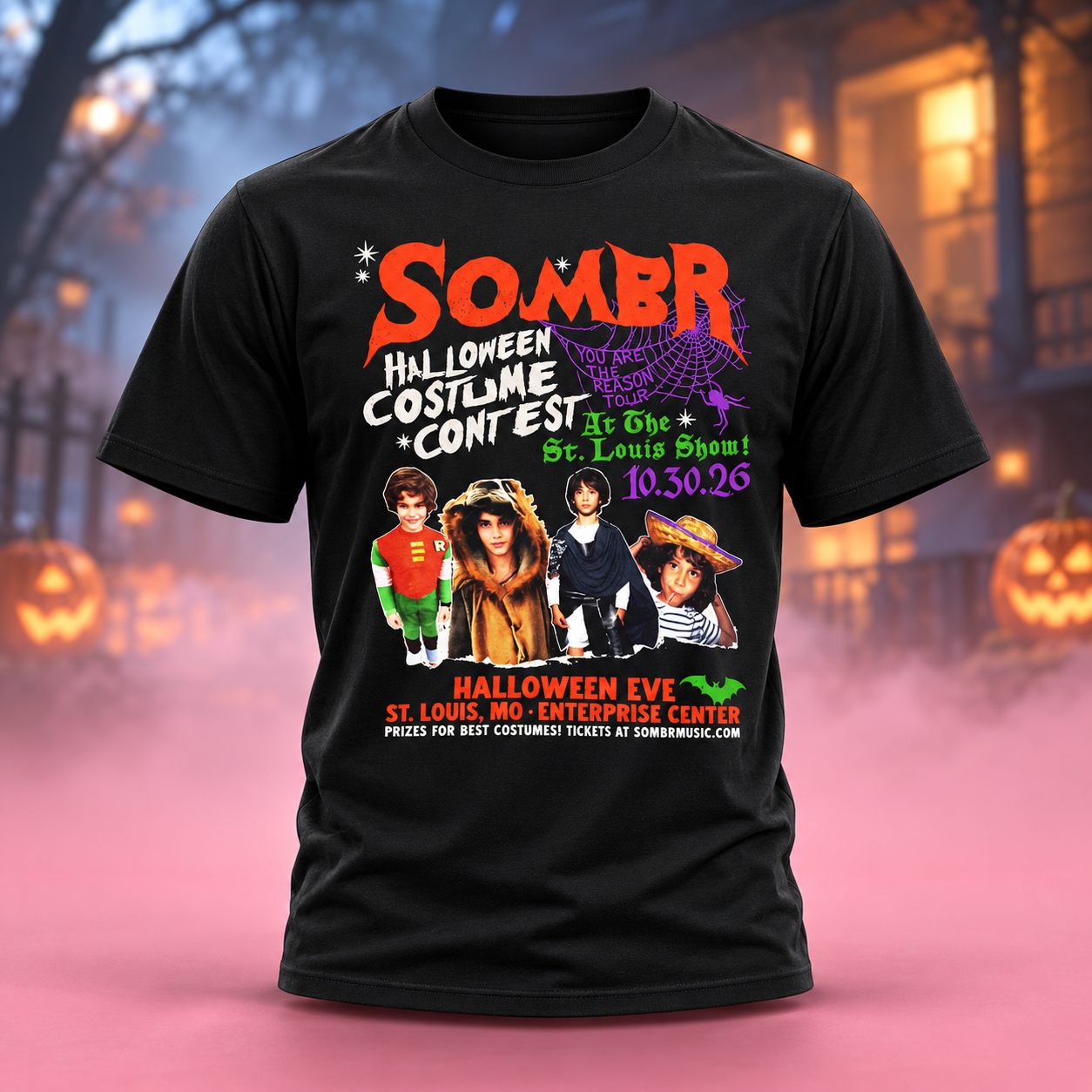 Sombr Halloween Event At Enterprise Center In St Louis MO On October 30 2026 Unisex TShirt