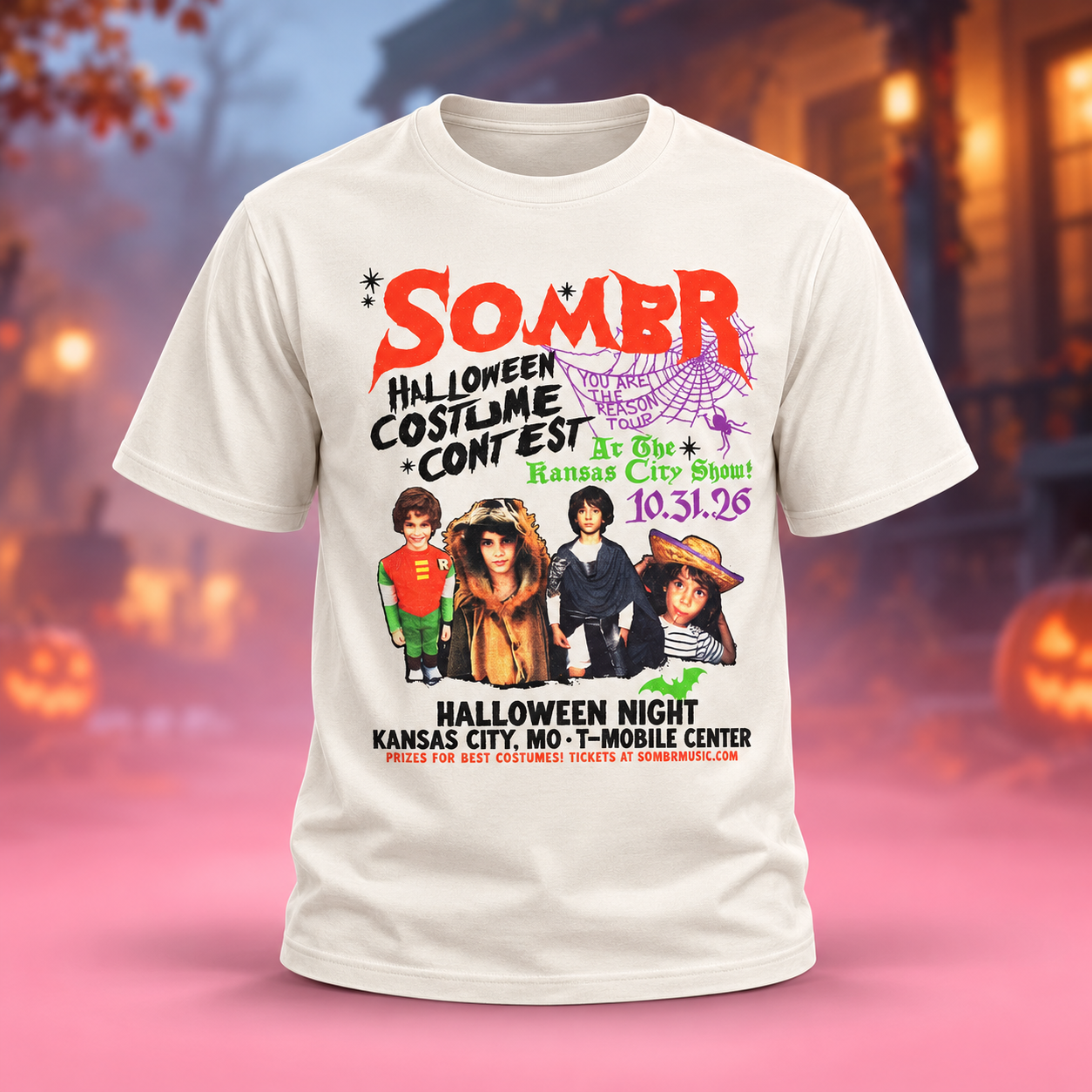 Sombr Halloween Event At TMobile Center In Kansas City MO On October 31 2026 Unisex TShirt