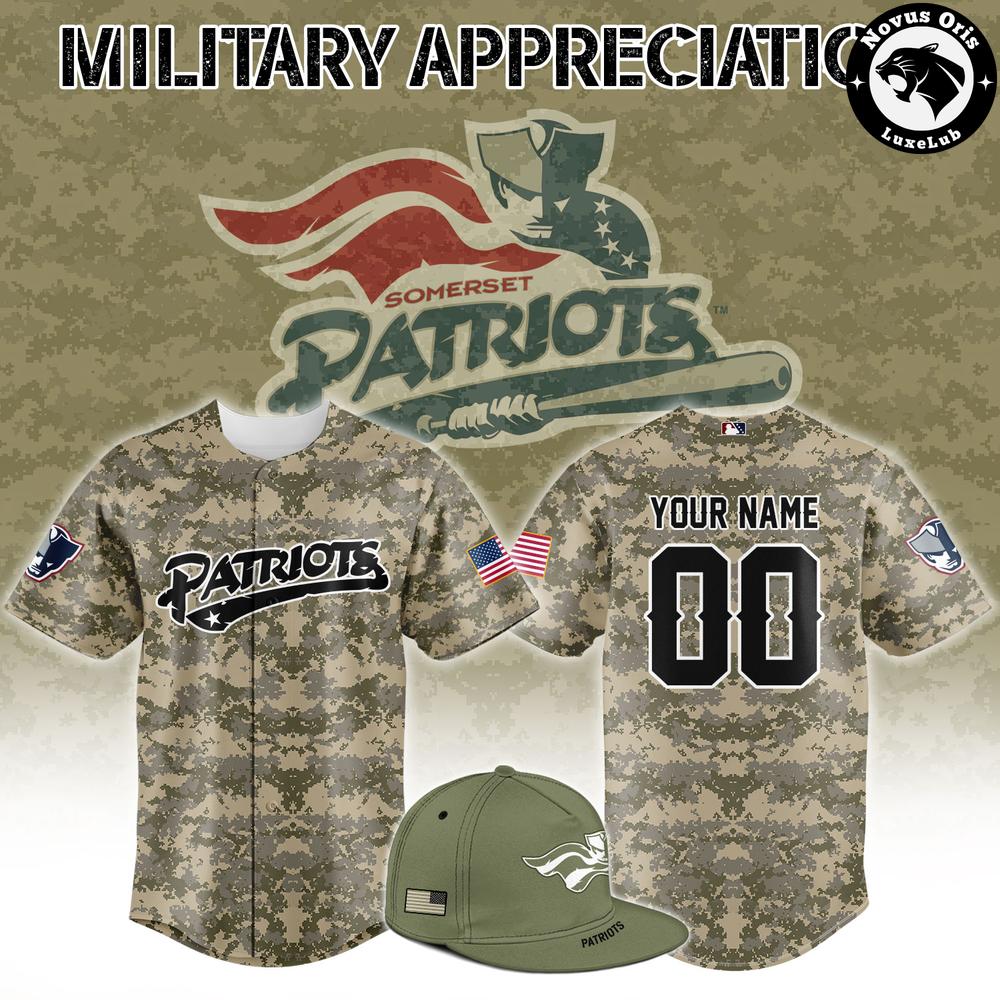 Somerset Patriots Military Appreciation Desert Camo Baseball Jersey 1 - Unicasport Somerset Patriots Military Appreciation Desert Camo Baseball Jersey