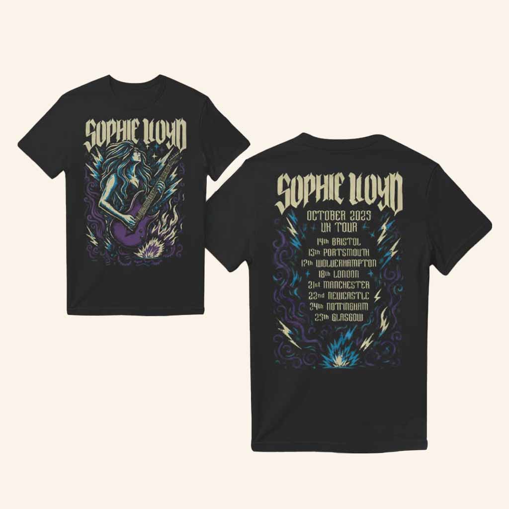 Sophie Guitar Merch Sophie Lloyd October UK Tour 2025 T-Shirt Gifts For Music Lovers