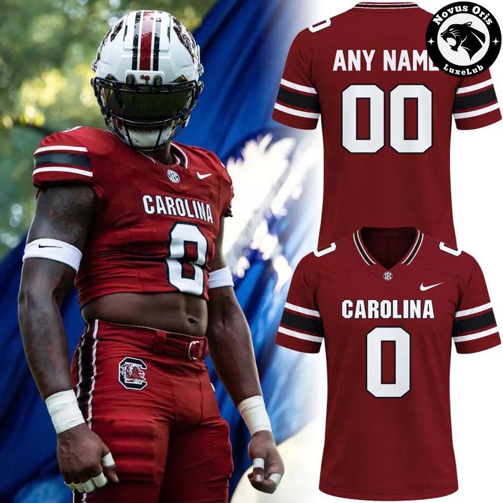 South Carolina Gamecocks 2026 Special Red Uniform SEC Football Jersey 1 - Unicasport South Carolina Gamecocks 2026 Special Red Uniform SEC Football Jersey