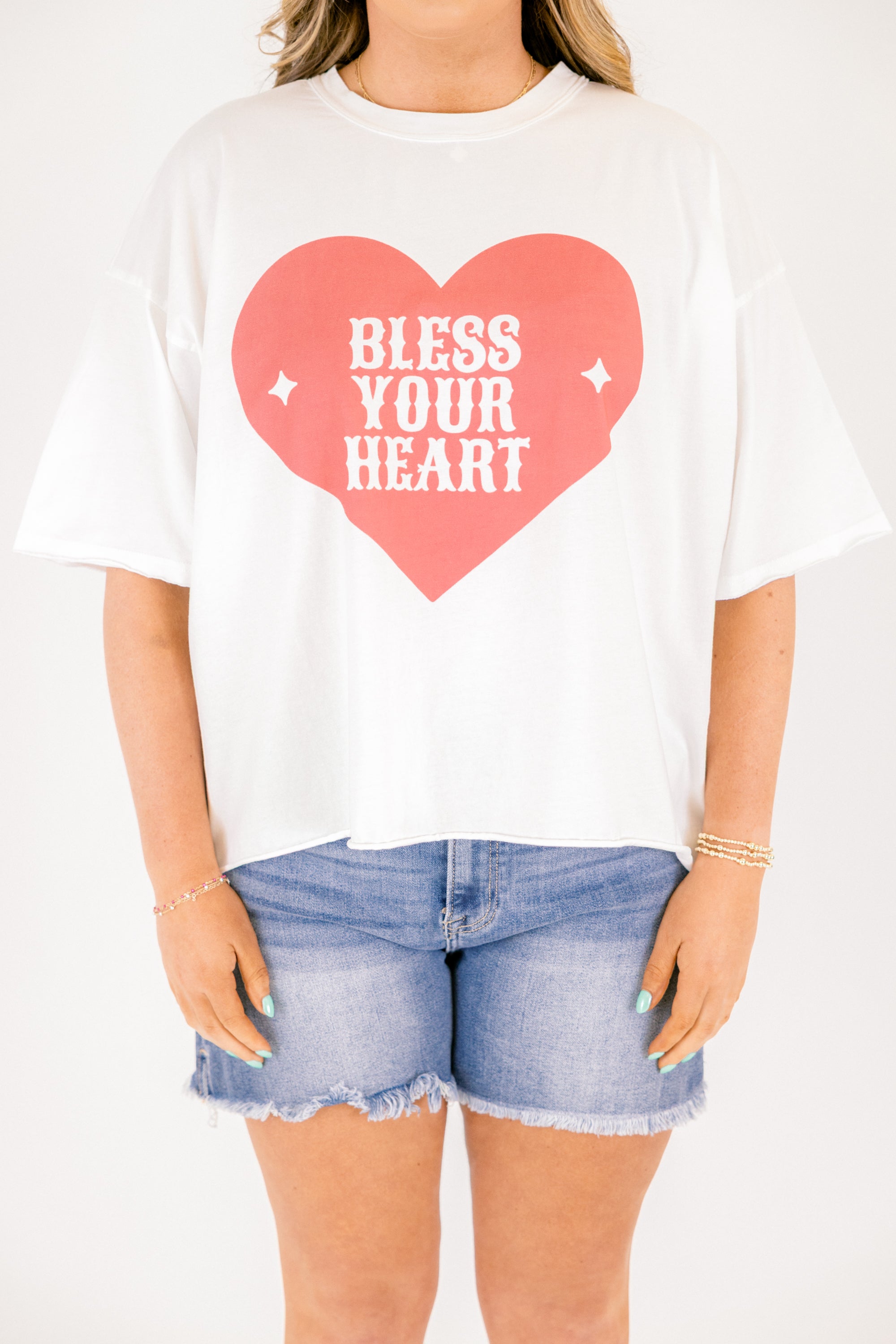 Southern Thing Vintage Wash Tee, White 4 Southern Thing Vintage Wash Tee, White - Image 4