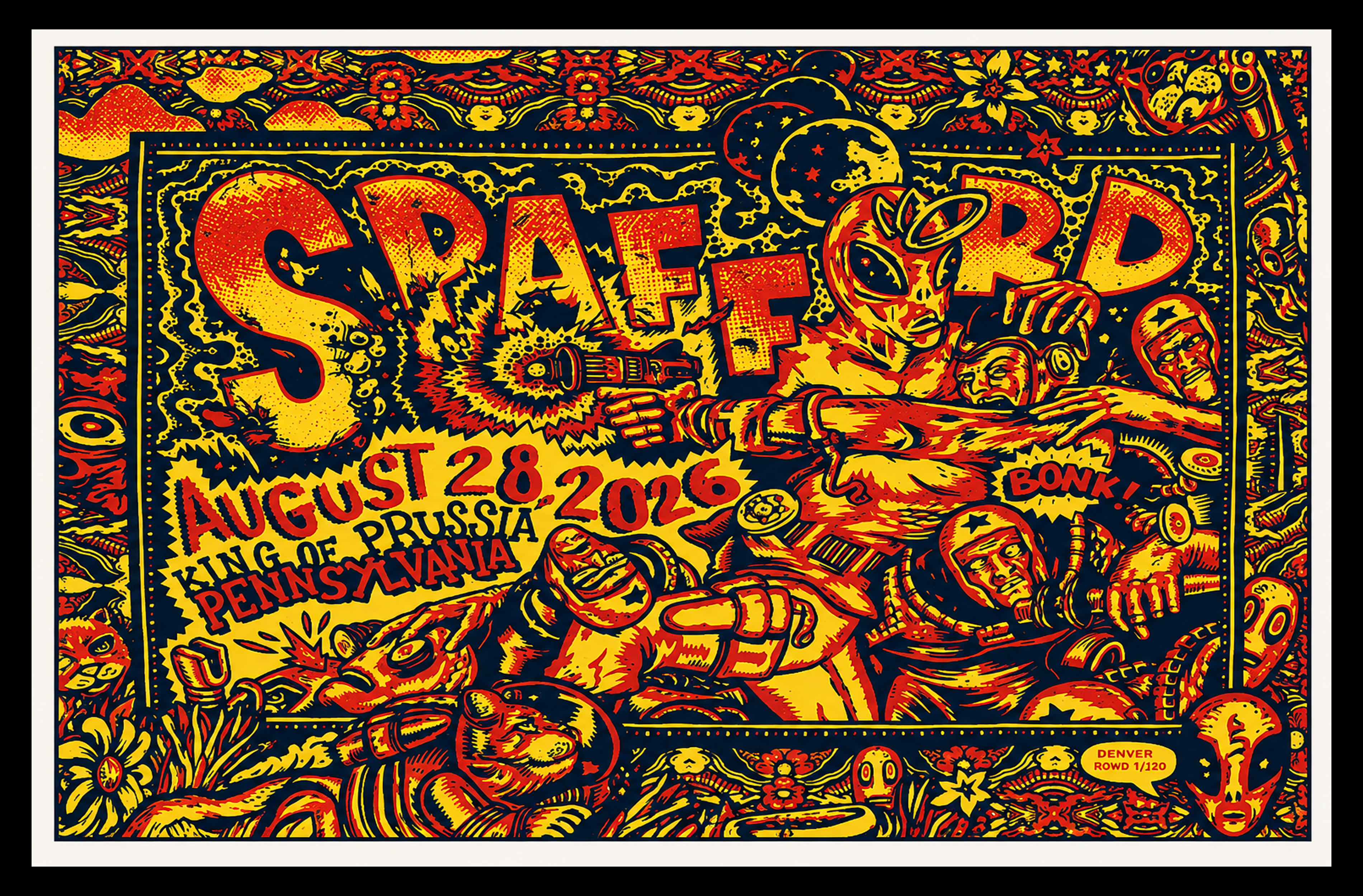 spafford concerts under the stars king of prussia 2026 poster merch PNeLs - merchtourboutique