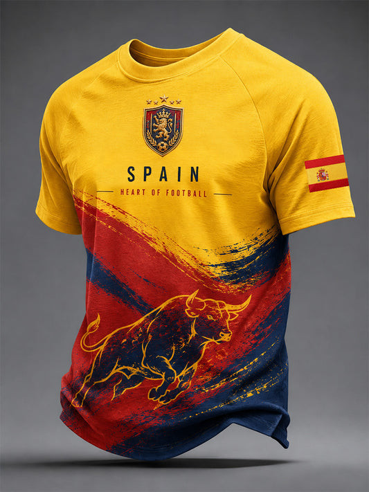 Spain FIFA World Cup 2026 Merch Spain Heart Of FootballTShirtGifts For Supporters