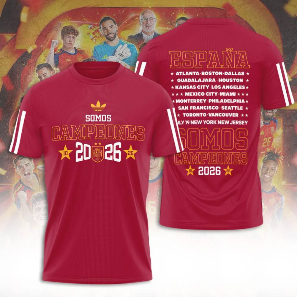 Limited Edition 2026 World Cup Champions Spain Shirt