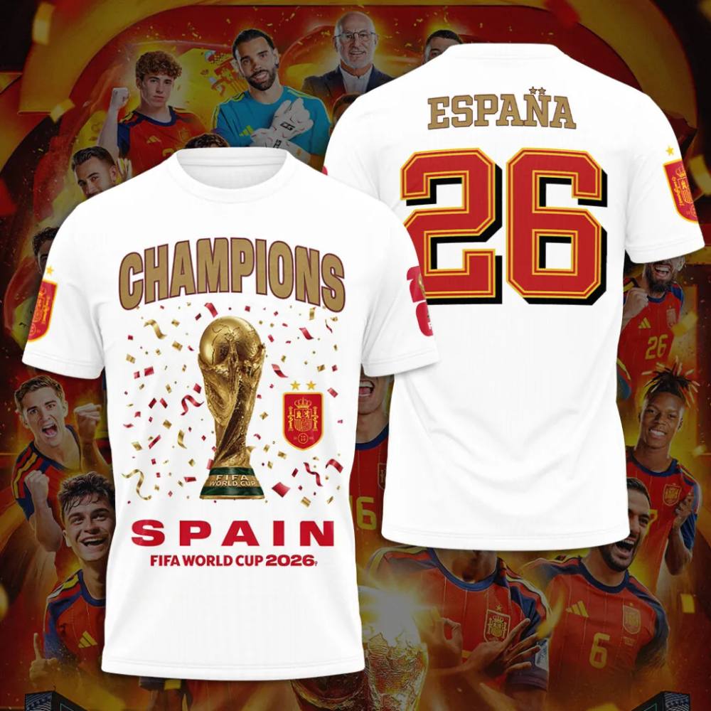 Spain 2026 World Cup Champions Limited Edition Shirt