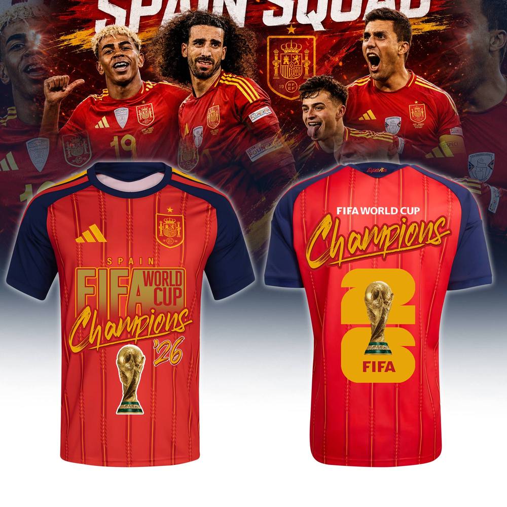 Spain World Cup 2026 Champions Edition Soccer Jersey