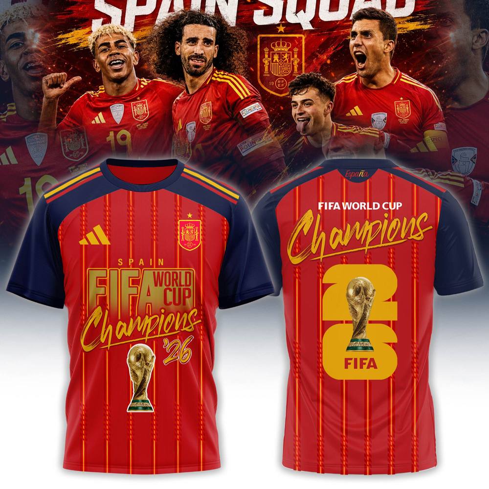 Spain 2026 World Cup Champions Edition T-Shirt