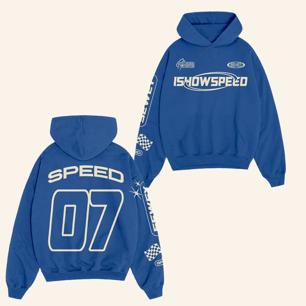 Speed Merch Racing Royal Hoodie Best Gifts For Boyfriend Racing Lovers