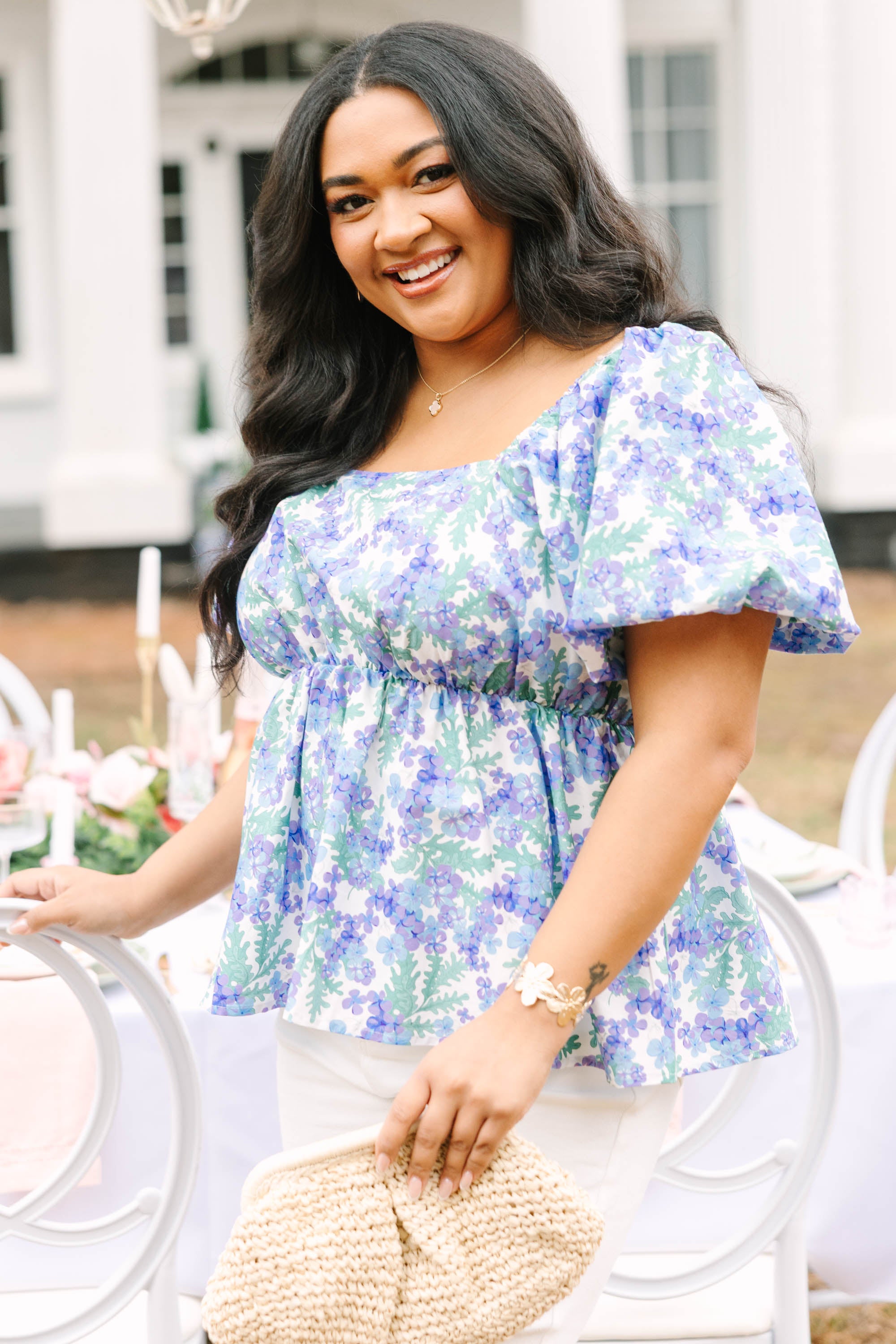 Spring Romance Top, Purple