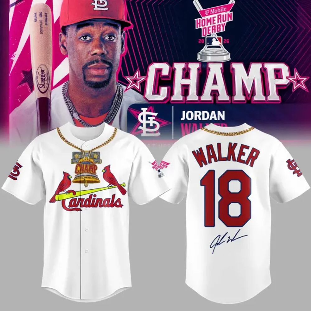 St Louis Cardinals Jordan Walker Baseball Jersey
