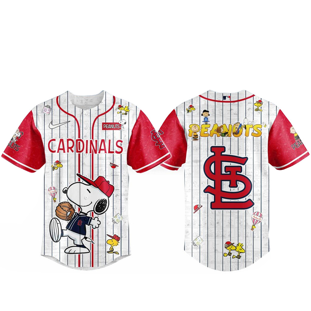 St. Louis Cardinals Peanuts Night 2026 Baseball Jersey