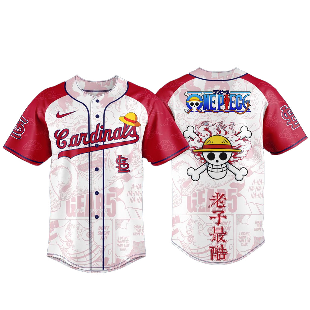 St. Louis Cardinals x One Piece Night 2026 Baseball Jersey