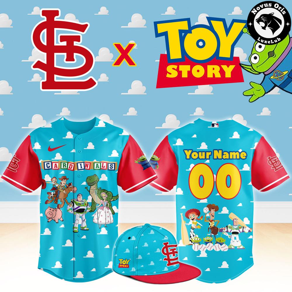 St. Louis Cardinals x Toy Story Night Woody Buzz Lightyear Custom Baseball Jersey 1 - Unicasport St. Louis Cardinals x Toy Story Night Woody Buzz Lightyear Custom Baseball Jersey
