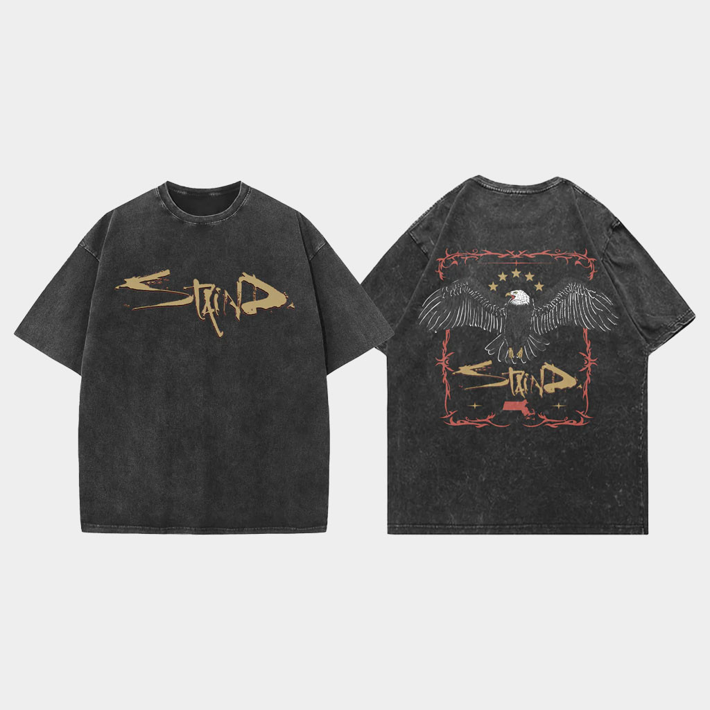 Staind Merch Eagle Staind Wash TShirt Best Gifts For Music Lovers