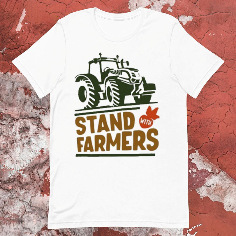 Stand With Farmers Plow Truck Tshirts