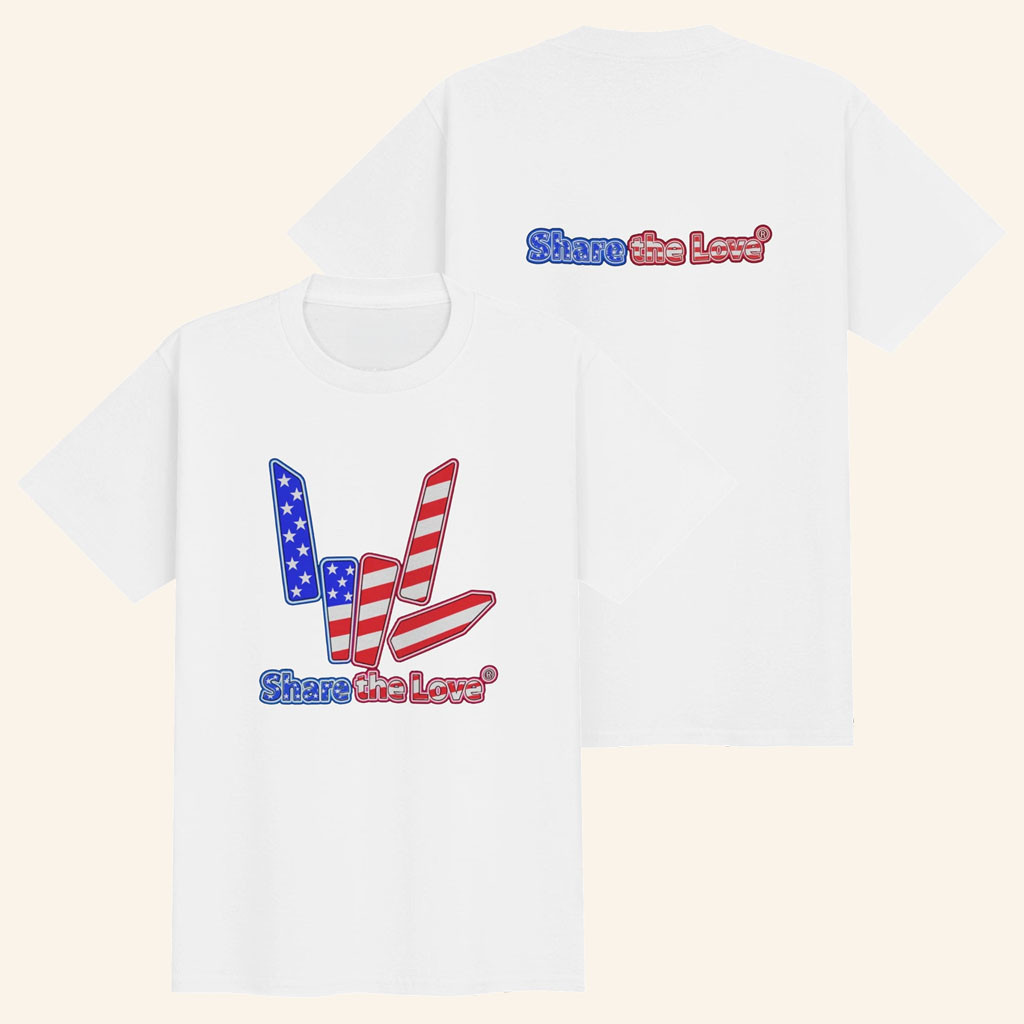 Stephen Sharer Merch 2026 Patriotic Share The LoveTShirtFourth Of July Gift Ideas