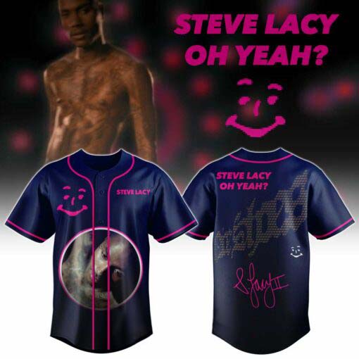 Steve Lacy Special Album Oh Yeah Tour 2026 Limited Edition Baseball Jersey 1 - Unicasport Steve Lacy Special Album Oh Yeah Tour 2026 Limited Edition Baseball Jersey