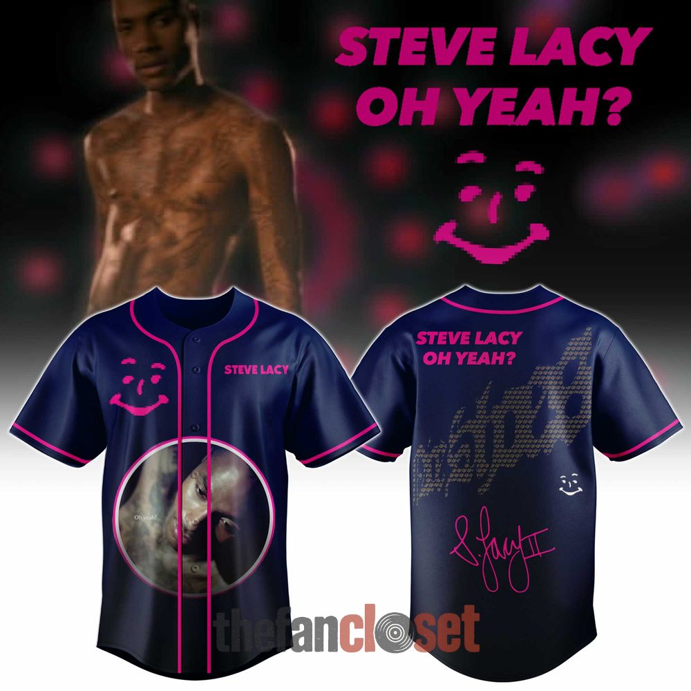 Steve Lacy Oh Yeah 2026 Special Album Limited Edition Baseball Jersey
