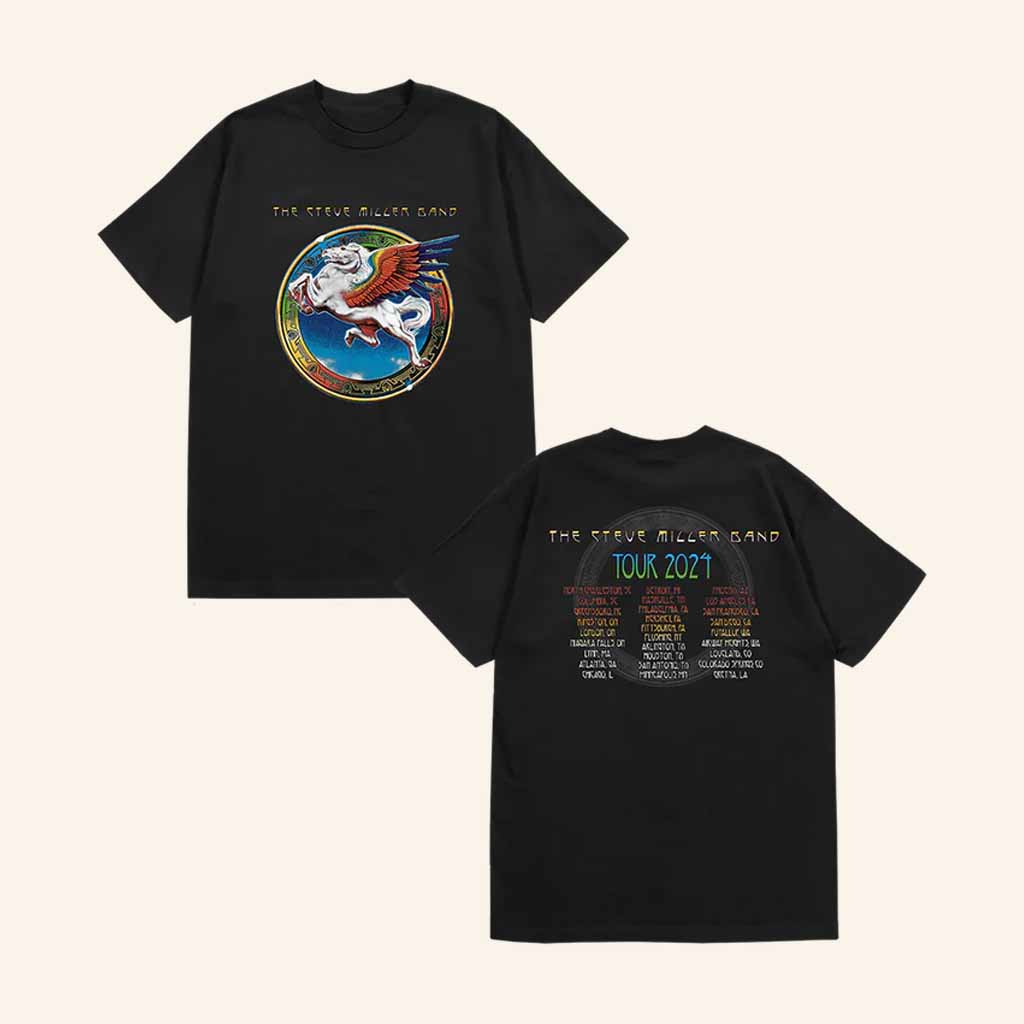 Steve Miller Band Merch Book Of Dreams Tour 2024 T-Shirt Music Lover Gifts For Him