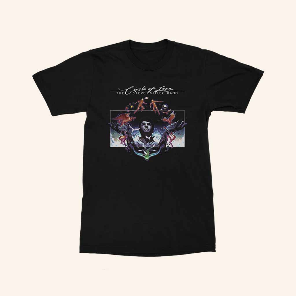 Steve Miller Band Merch Circle Of Love T-Shirt Music Related Gifts For Guys