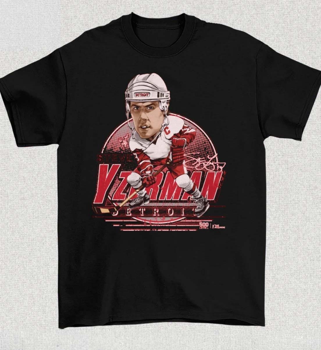 Steve Yzerman Detroit Bruce Stark Collection Away TShirt