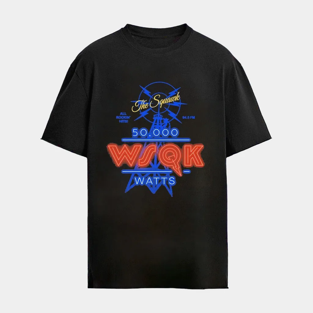 Stranger Radio The Squawk All Rockin Hits 50 000 Wsqk Watts Shirt Stranger Things Merch Merch 2026