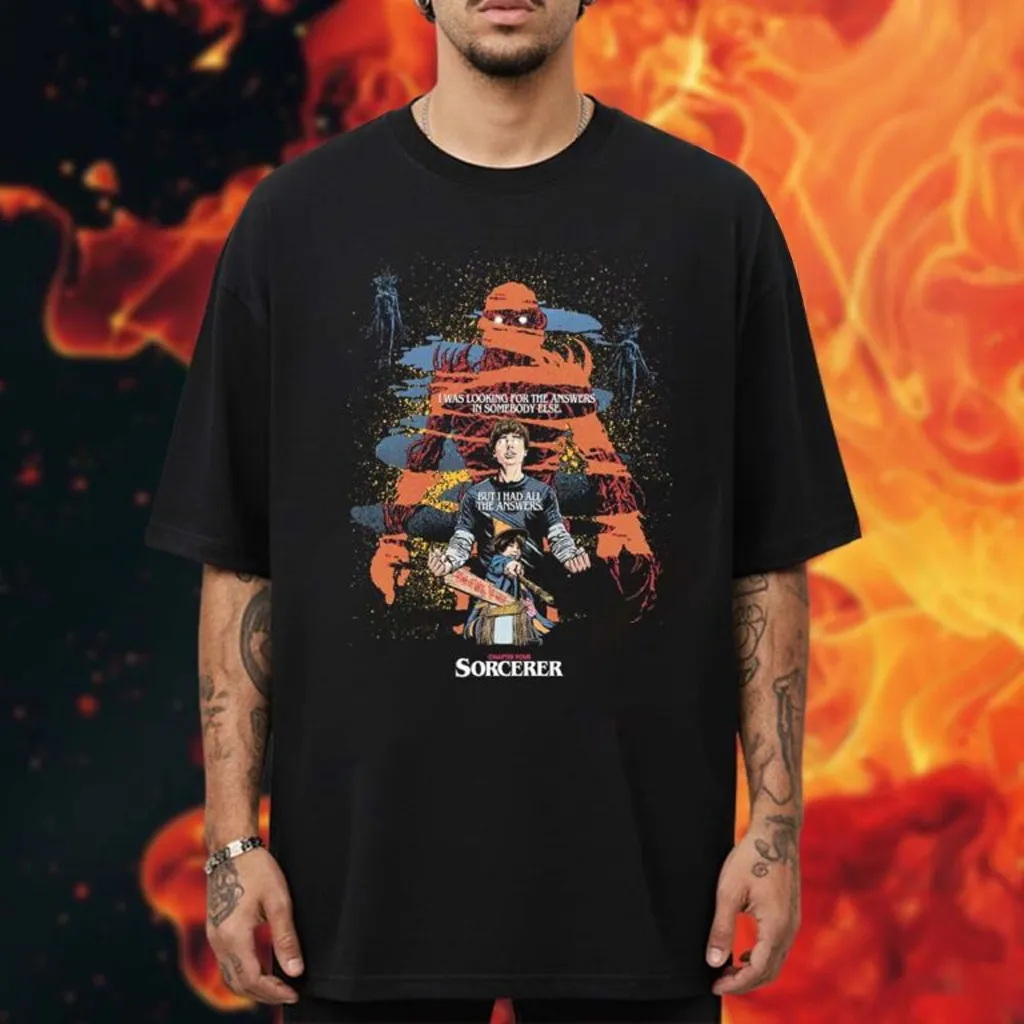 Stranger Things Merch Season 5 x Butcher Billy Sorcerer TShirt Gifts For Fans
