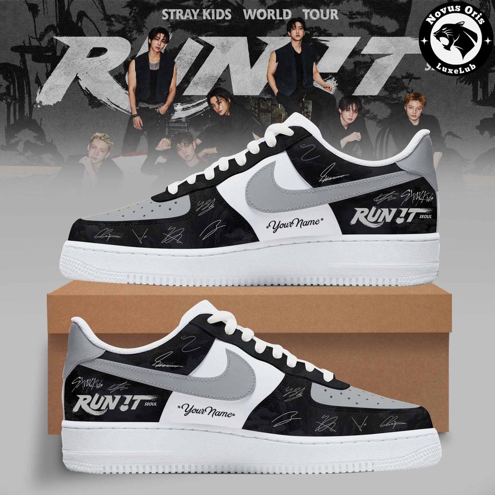 Stray Kids SKZ Run It Seoul Tour Custom Air Force 1 Style Sneakers