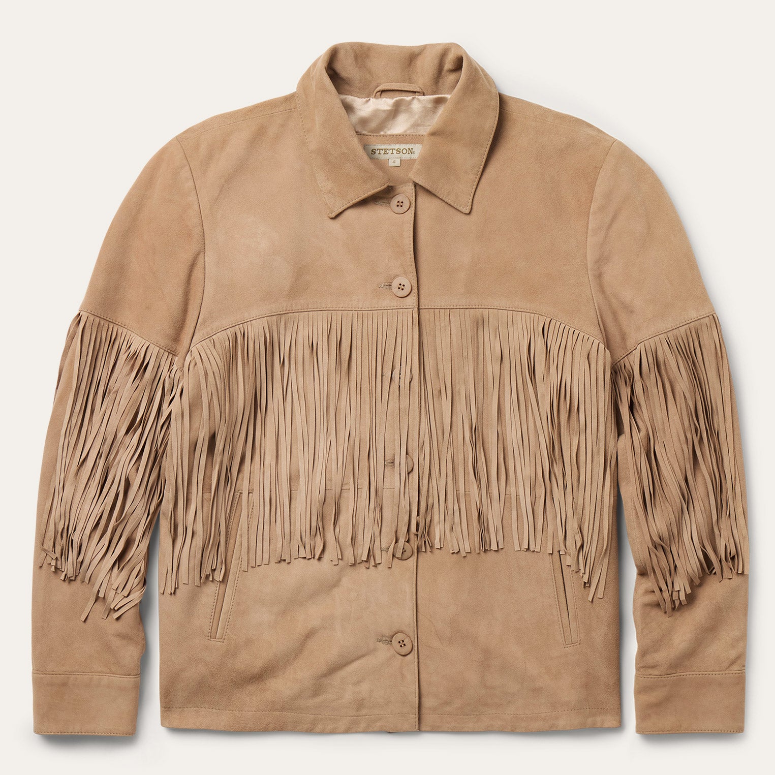 Suede Fringe Jacket