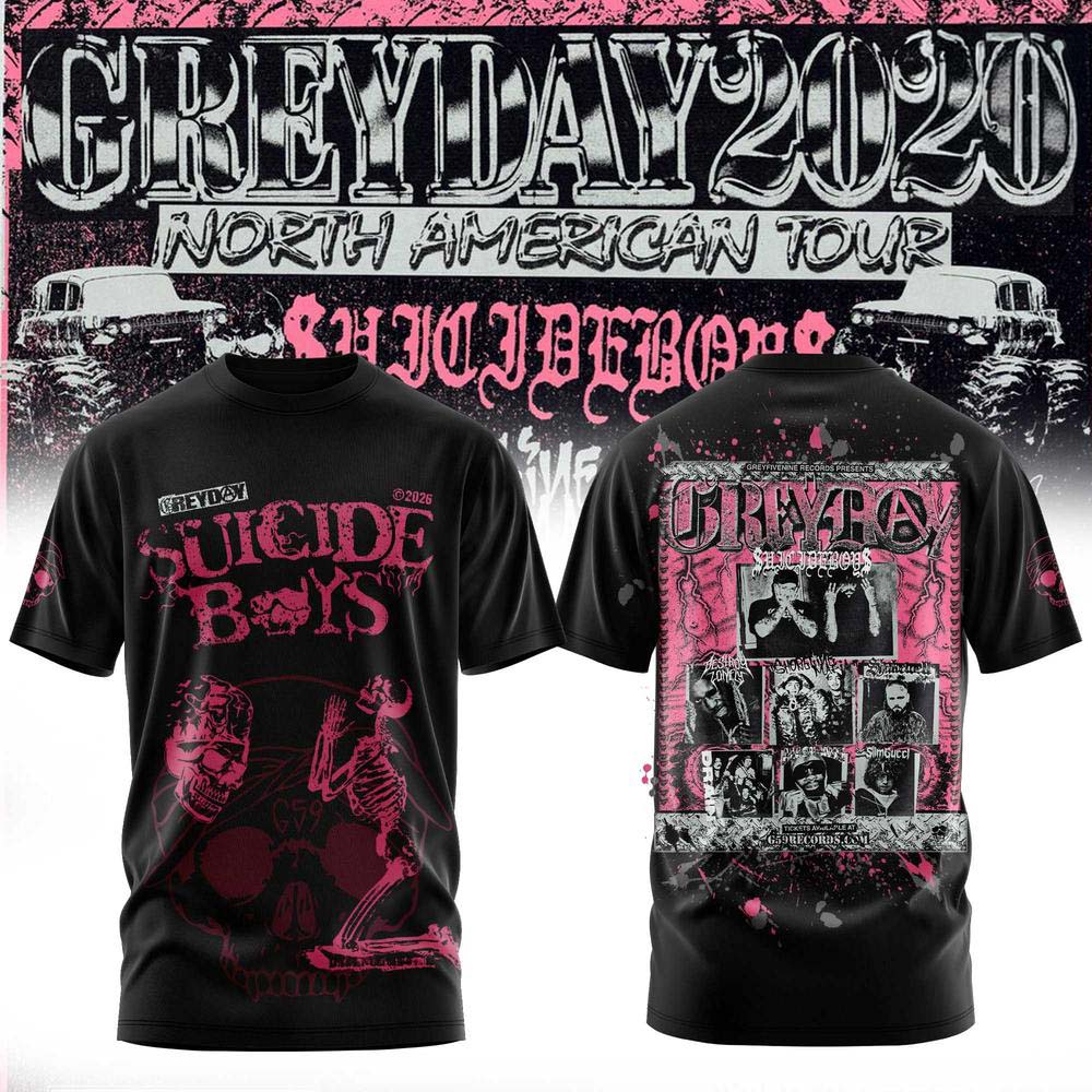 Suicideboys Grey Day Tour 2026 North American T-Shirt