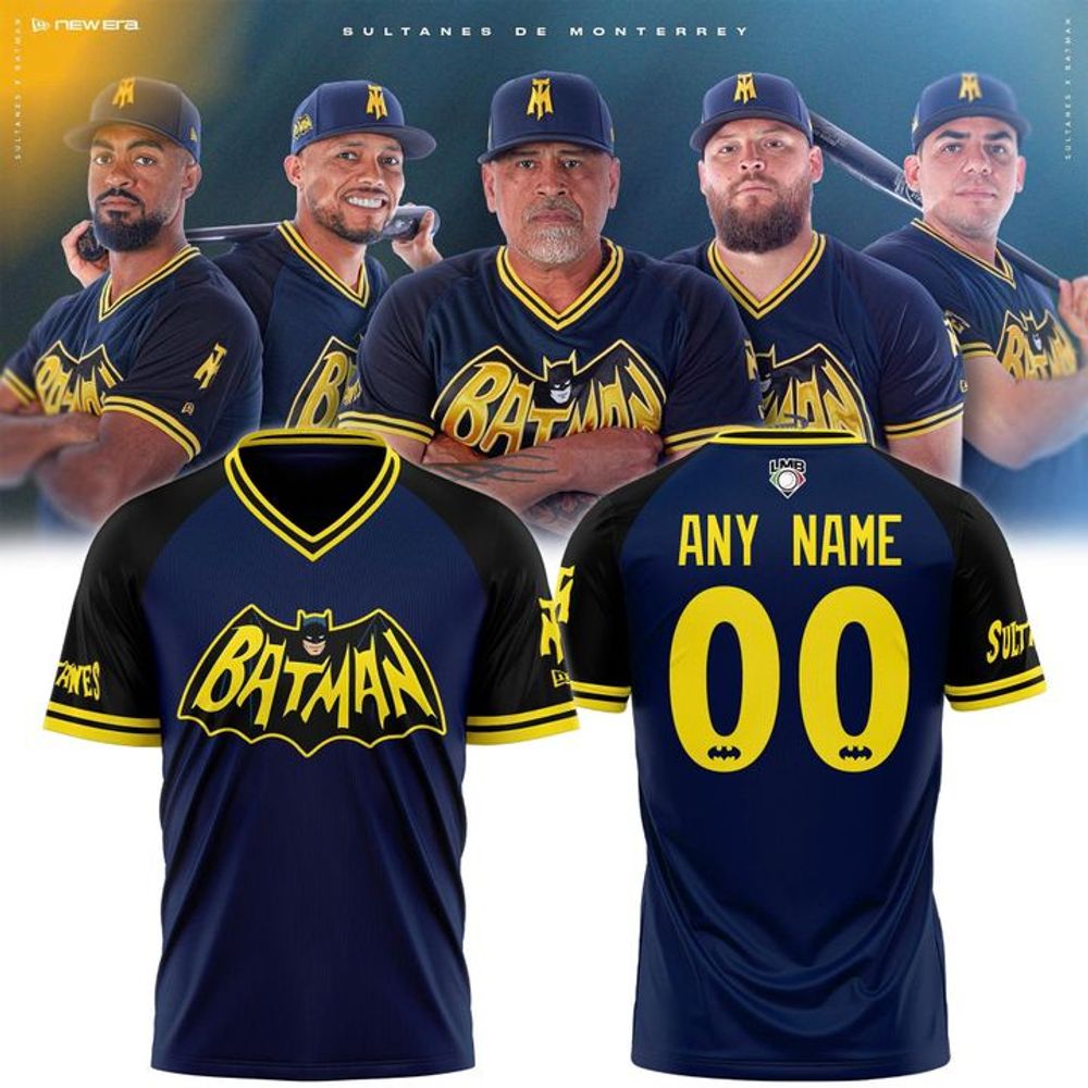 Sultanes de Monterrey x Batman 2026 Limited Edition T-Shirt
