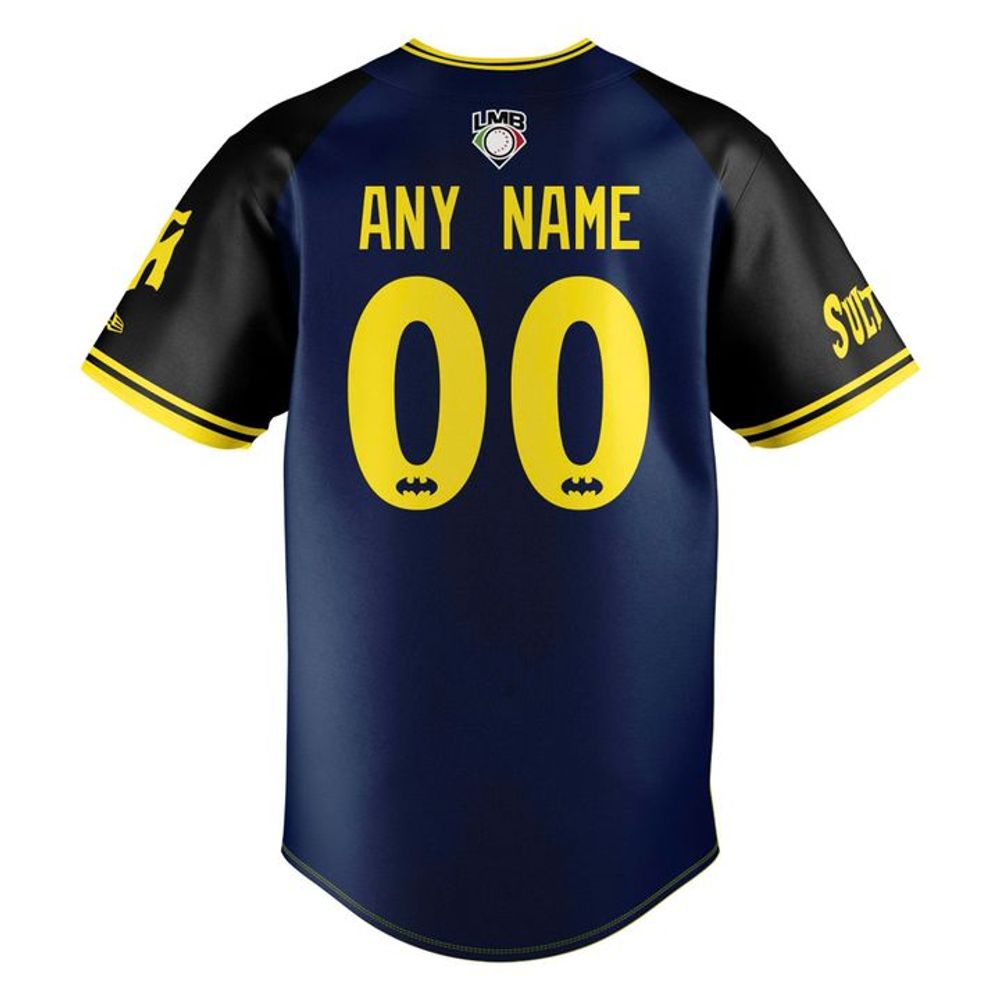 Sultanes de Monterrey x Batman Night 2026 Special Baseball Jersey - Image 3
