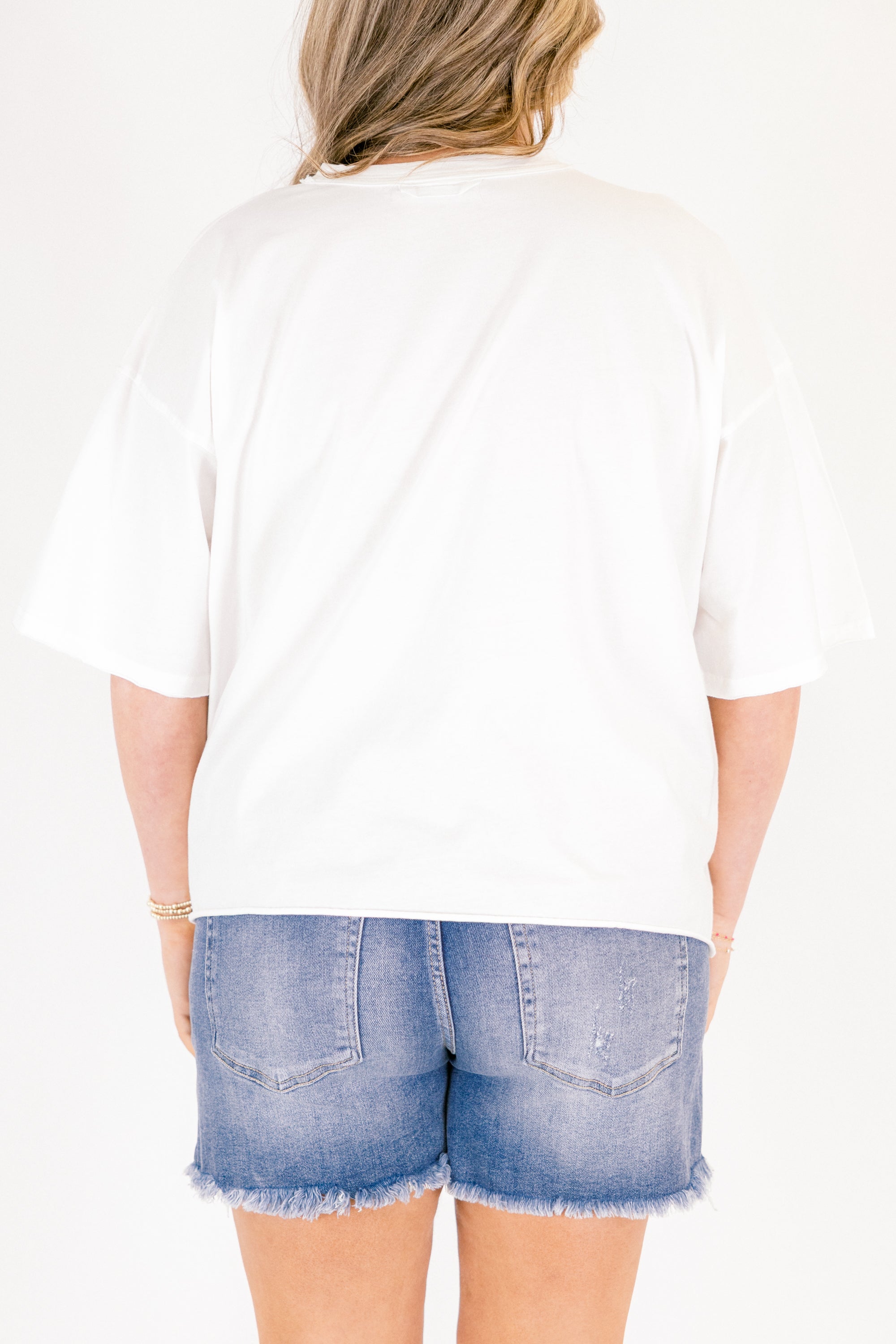 Sunset Lover Vintage Wash Tee, White 5 Sunset Lover Vintage Wash Tee, White - Image 5