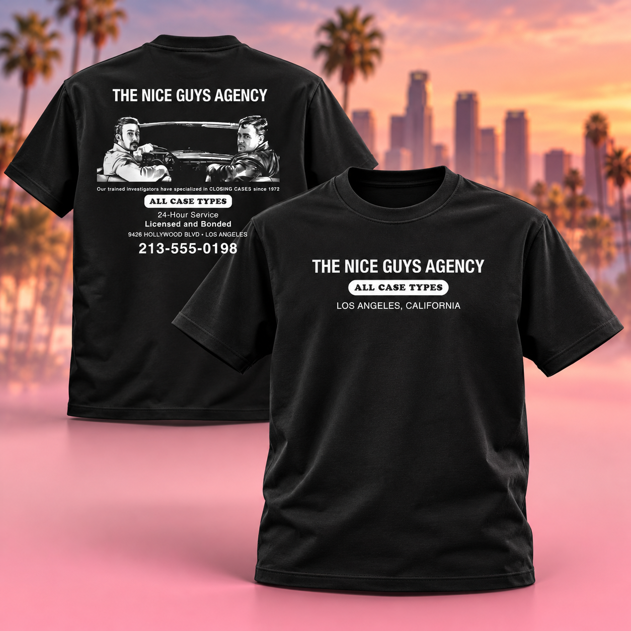 Super Yaki The Nice Guys Agency All Case Types TShirt