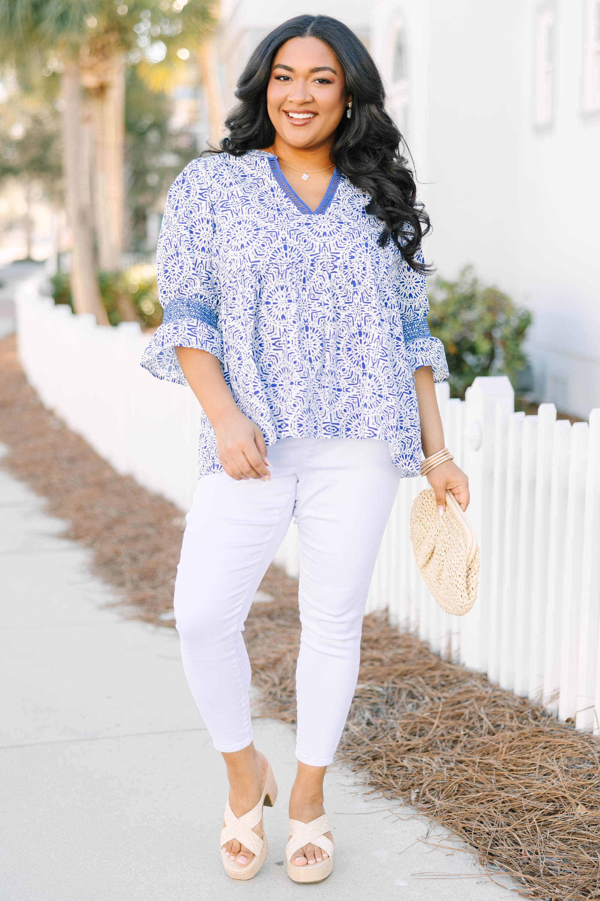 Sweet Horizon Top, Blue 3 Sweet Horizon Top, Blue - Image 3