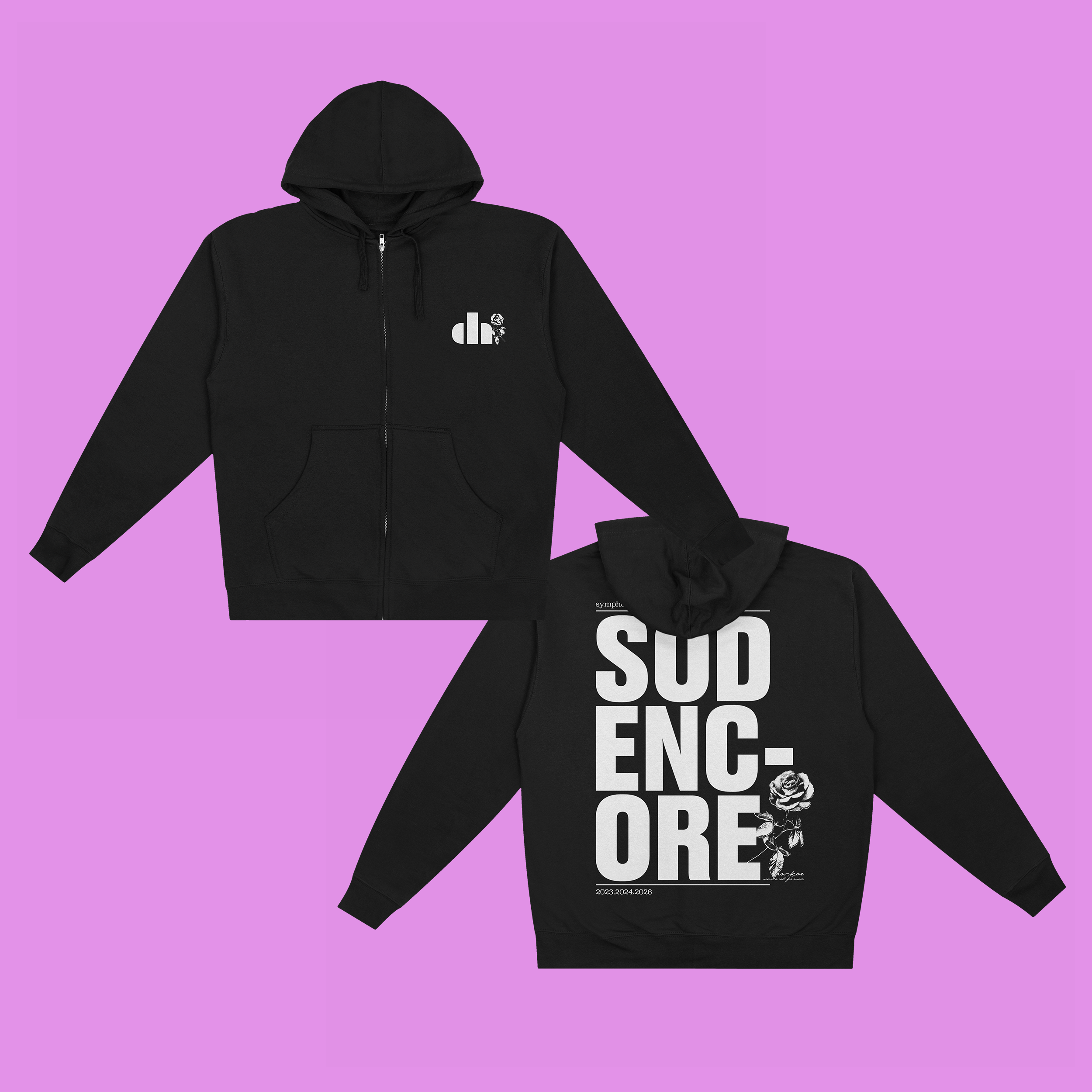 Symphony Of Dance Zip-Up Hoodie Apparel
