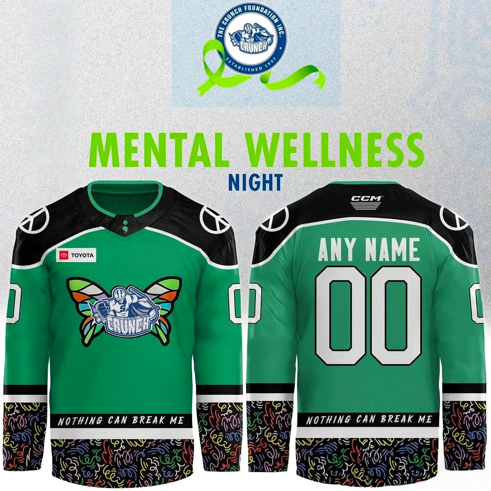 Syracuse Crunch 2026 Mental Wellness Night Jersey