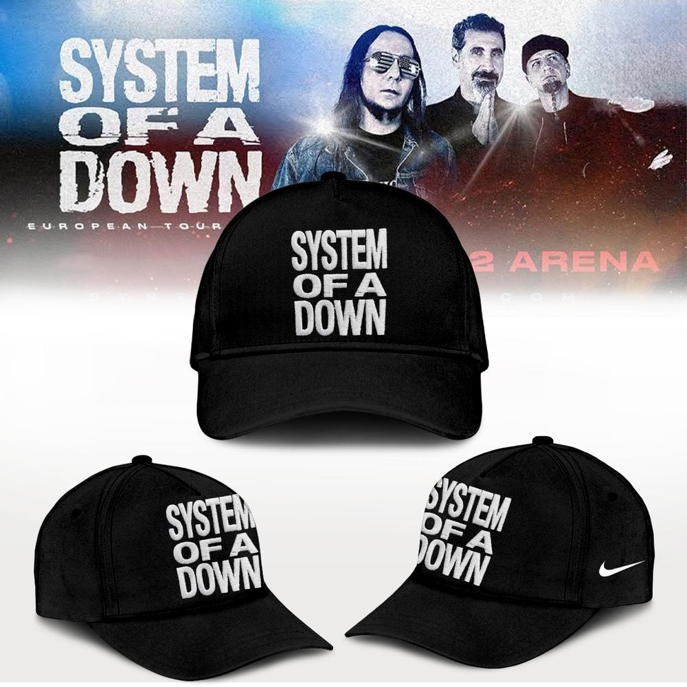 System Of A Down Black Concert Baseball Jersey 2026