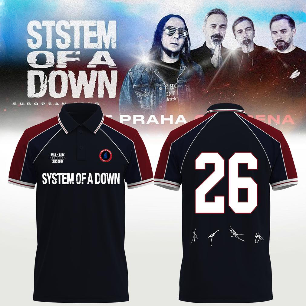 System of a Down Europe UK Stadium Tour Polo Shirt