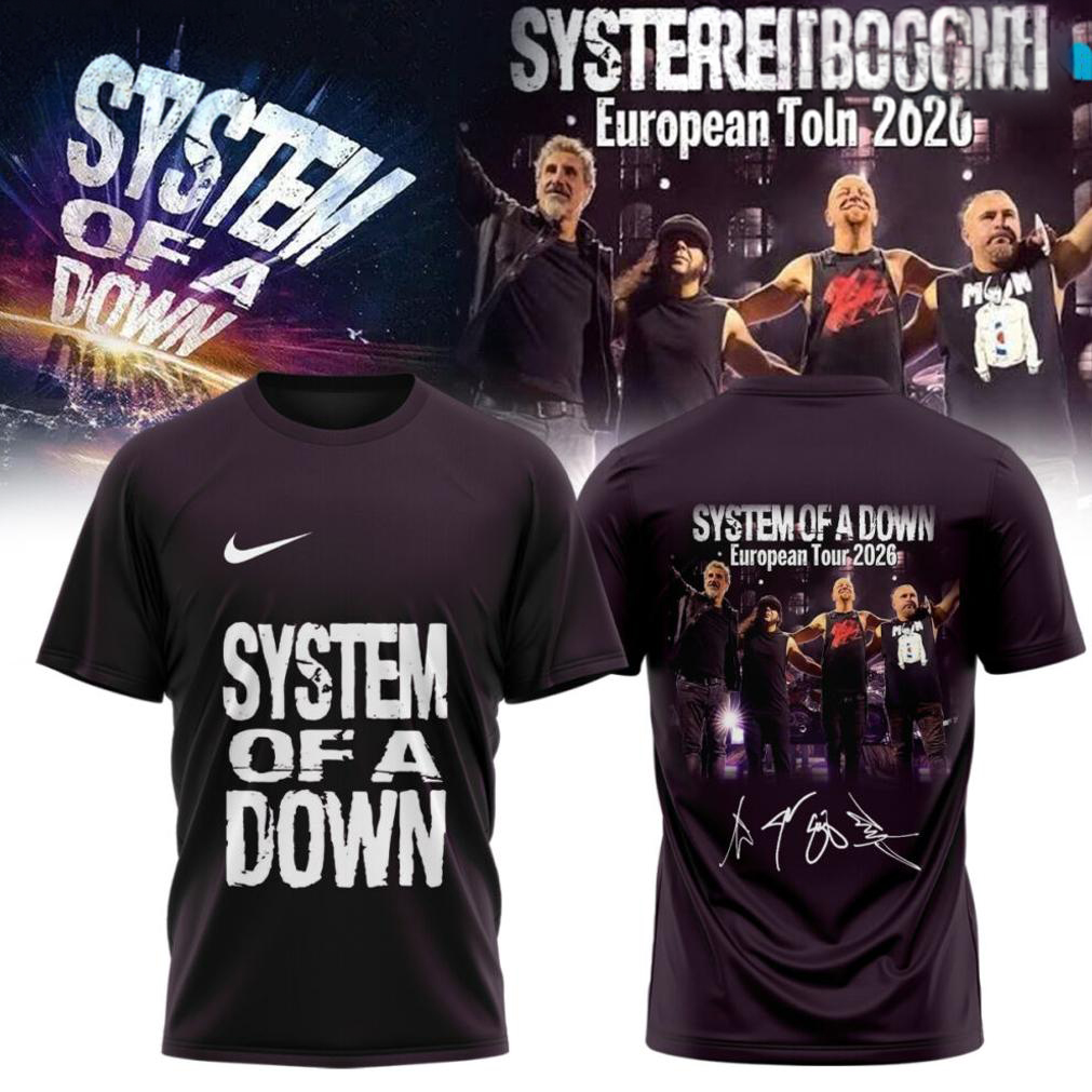 System of a Down EuropeUK Stadium Tour 2026 Signature Tee