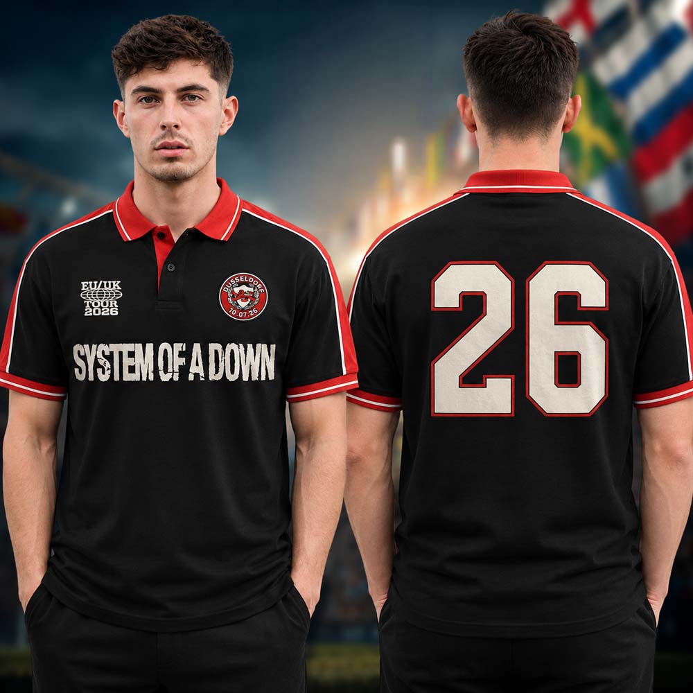 System of a Down Dusseldorf Open Air Park 2026 Polo Jersey