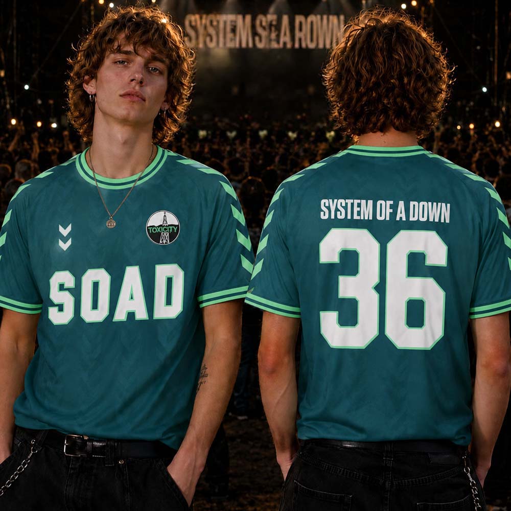 System of a Down London Green Hummel Jersey