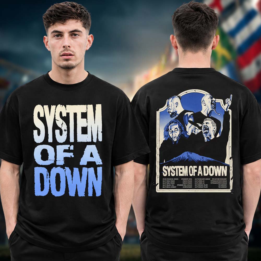 System Of A Down SOAD Pop Up Shop Photo Two Sided Tour Dates Unisex T Shirt