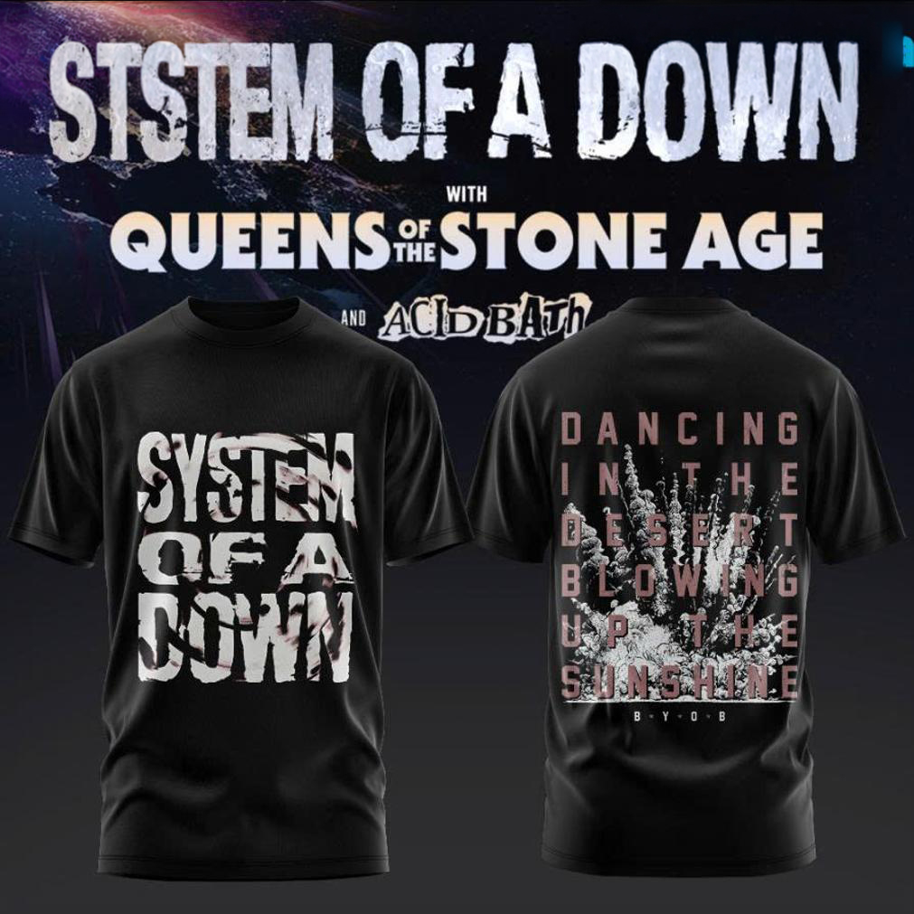 System of a Down UK EU Tour 2026 Black Collection Tee