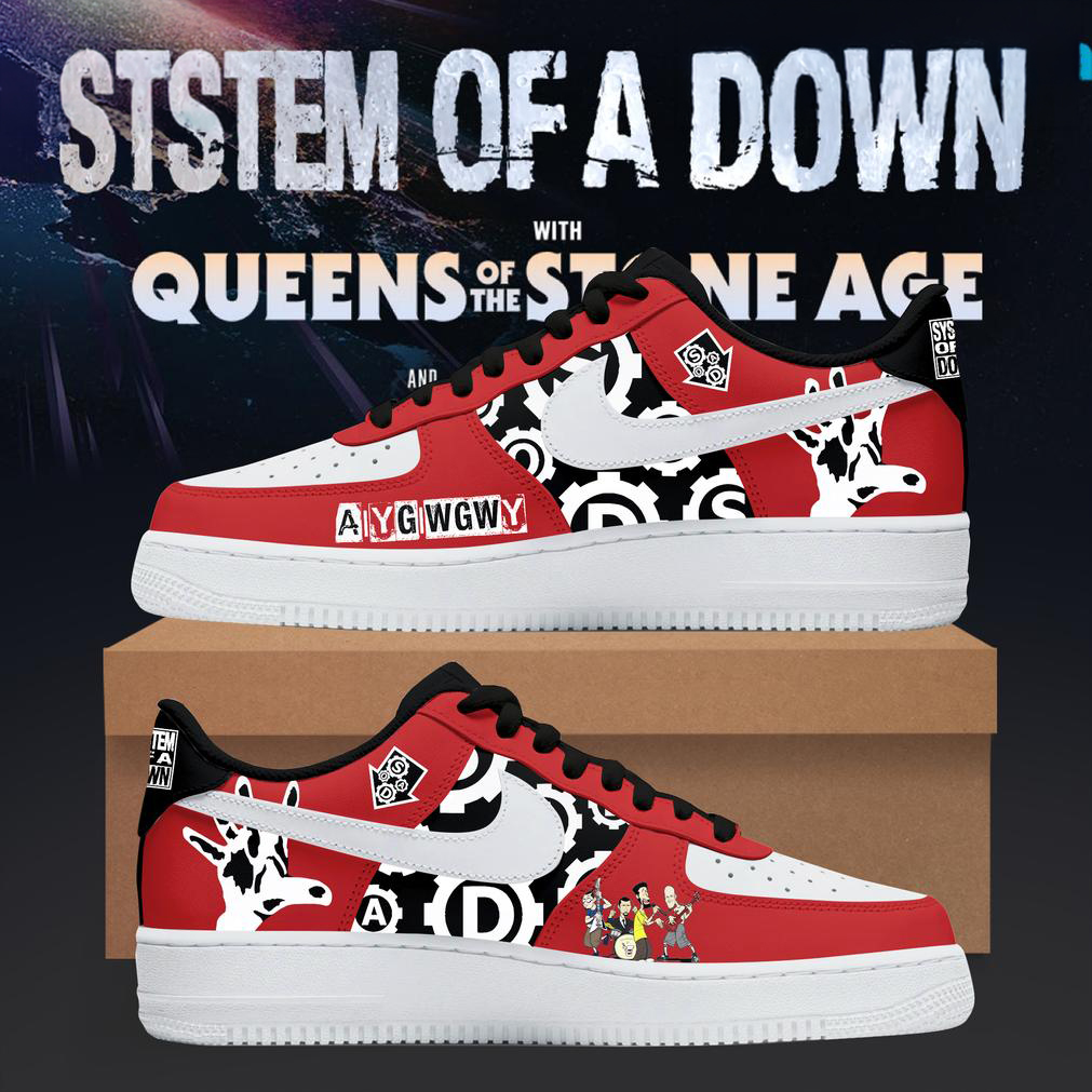 System of a Down Wake Up Custom Air Force 1 Shoes